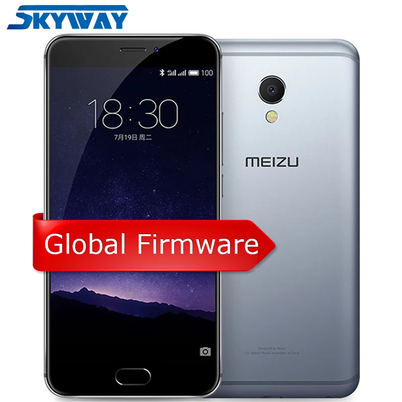 Meizu MX6 MX 6 4 аппарат не привязан к оператору сотовой связи, 3 Гб оперативной памяти, 32 Гб встроенной памяти, сотовый телефон на процессоре MTK Helio X20 Deca Core, размер экрана 5,5 дюймов FHD Экран IMX386 12MP Камера мобильного телефона