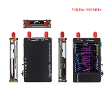 ANYSECU NanoVNA 50 кГц-900 МГц 2,8 дюймовый цифровой векторный сетевой анализатор с сенсорным ЖК-экраном коротких волн MF HF VHF UHF антенный анализатор