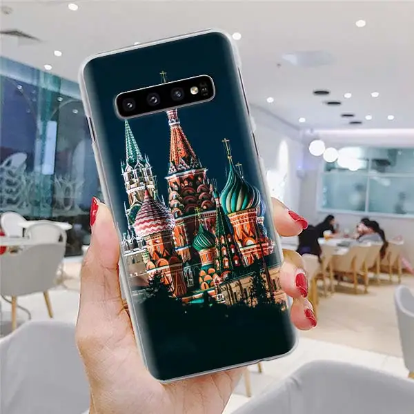Винтажный чехол для телефона с надписью love и русским флагом для samsung Galaxy S10 S10e S8 S9 Plus Note 10 Plus 9 8 S6 S7 Edge - Цвет: H11