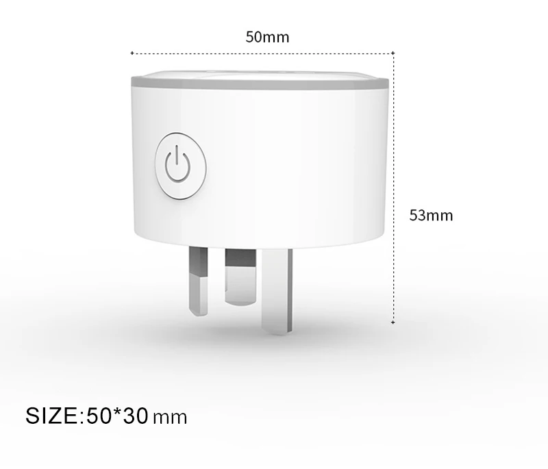 ZUCZUG умная розетка Wifi мобильный телефон пульт дистанционного управления домашняя розетка 220 В RGB светильник ночного видения розетка голосового управления