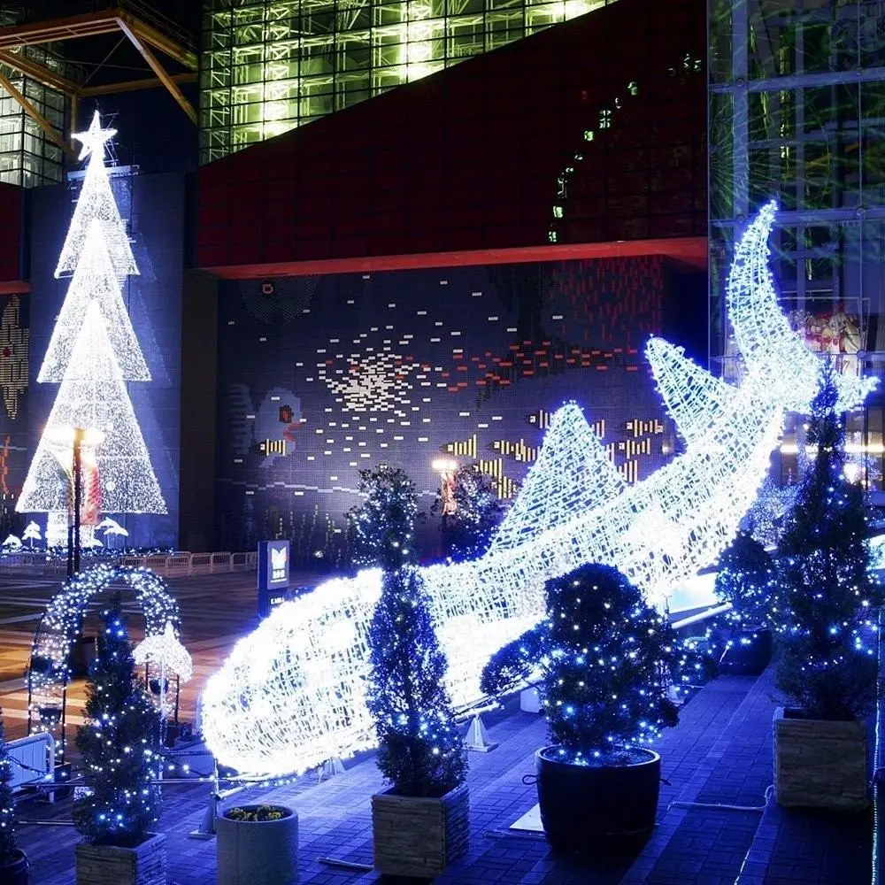 Christmas Lights 20M 200LED Decorative Led String Fairy Light Garlands Lights For Wedding Party Holiday Lights multi-color