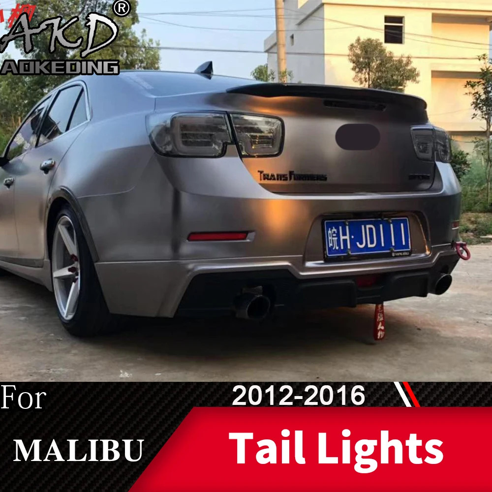 Задний фонарь для автомобиля Chevrolet Malibu 2012- светодиодный задний фонарь Противотуманные фары Дневные ходовые огни DRL тюнинг автомобильные аксессуары