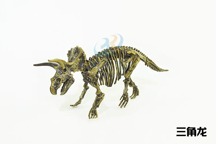 Cross Border Stereo Assembled Dinosaur Skeleton Egg 4D Dinosaur Egg Skeleton T-Rex Stegosaurus Model Educational Toy