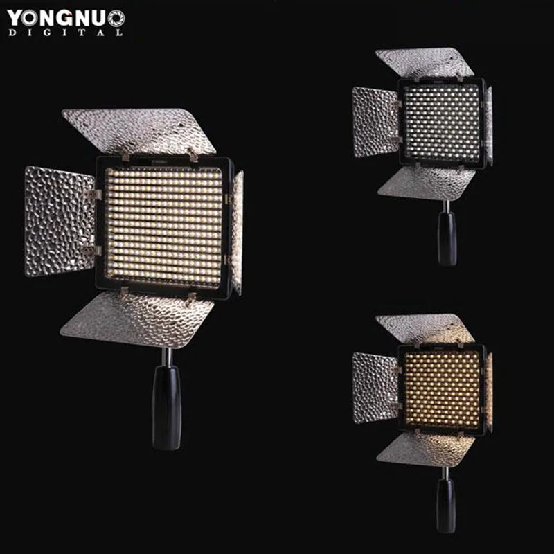Yongnuo YN-300 II Светодиодный светильник для видеокамеры с регулируемой цветовой температурой 3200 k-5500 k для DSLR Canon Nikon с ИК-пультом дистанционного управления