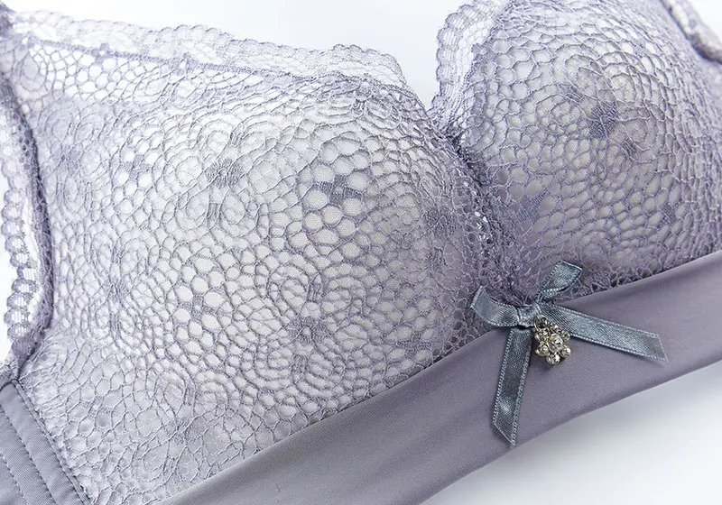 Meizimei sexy bras for women lace minimzer AB cup lingerie intimates