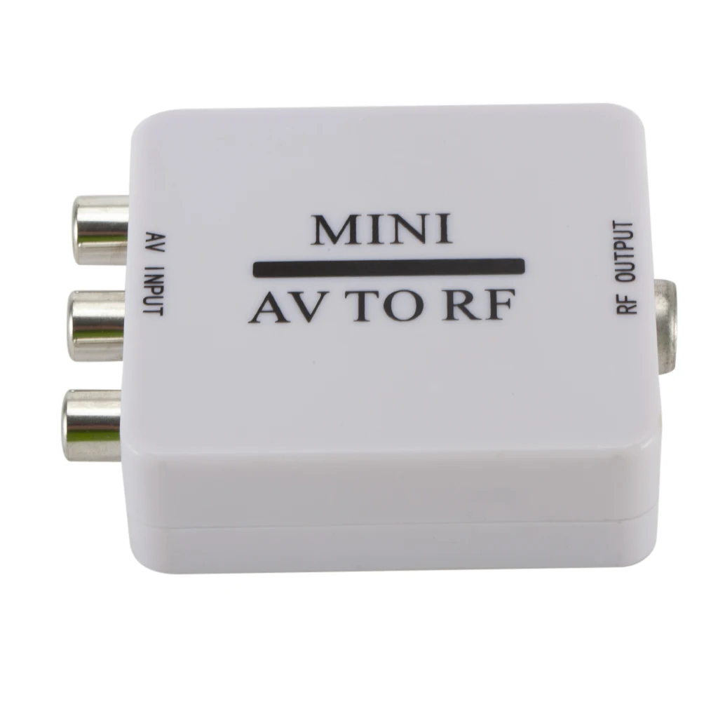 1* AV в РЧ видео конвертер RF67.25Mhz61.25MhzAV в РЧ Усилитель ТВ коммутатор