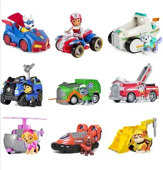 

Genuine Paw Patrol Hot Super Everest Tracker Apollo ryder chase action figure Anime canine toys Children Birthday Christmas gift