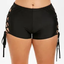 Женская одежда для плавания с высокой талией, бикини, плавки, бандаж, боковая часть, бразильский купальник, плавки, бикини, шорты для плавания, женский купальный костюм