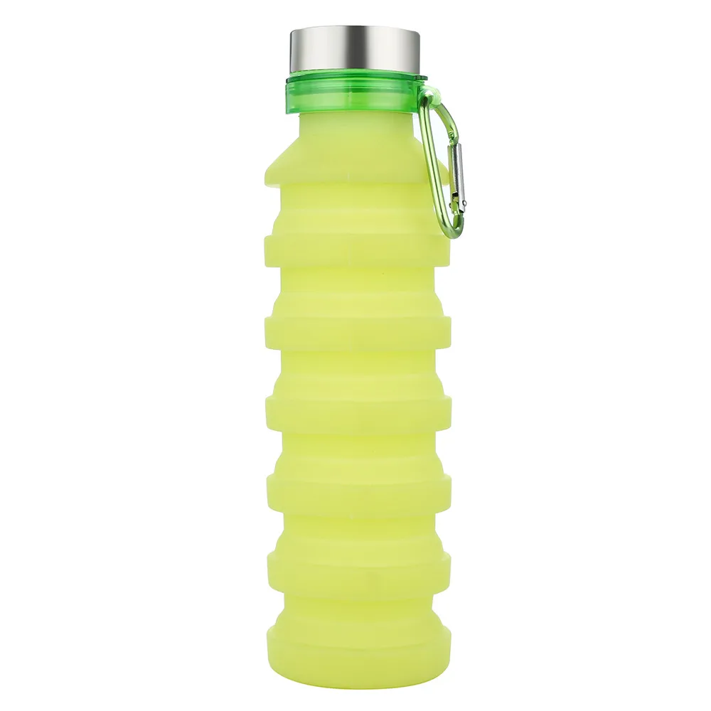 Creatival бутылка для воды 1x силиконовый складной портативный путешествия Спорт на открытом воздухе выдвижной чашки телескопические botella de agua wholese# L4
