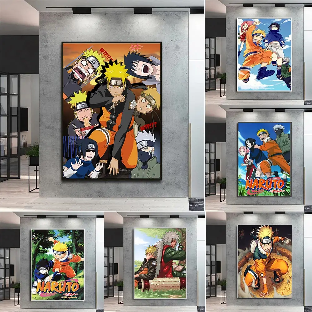 Japanese Anime Canvas Painting Art Poster Pictures Comics Decor Mural Home Children Room Wall Aesthetic Cuadros | Дом и сад
