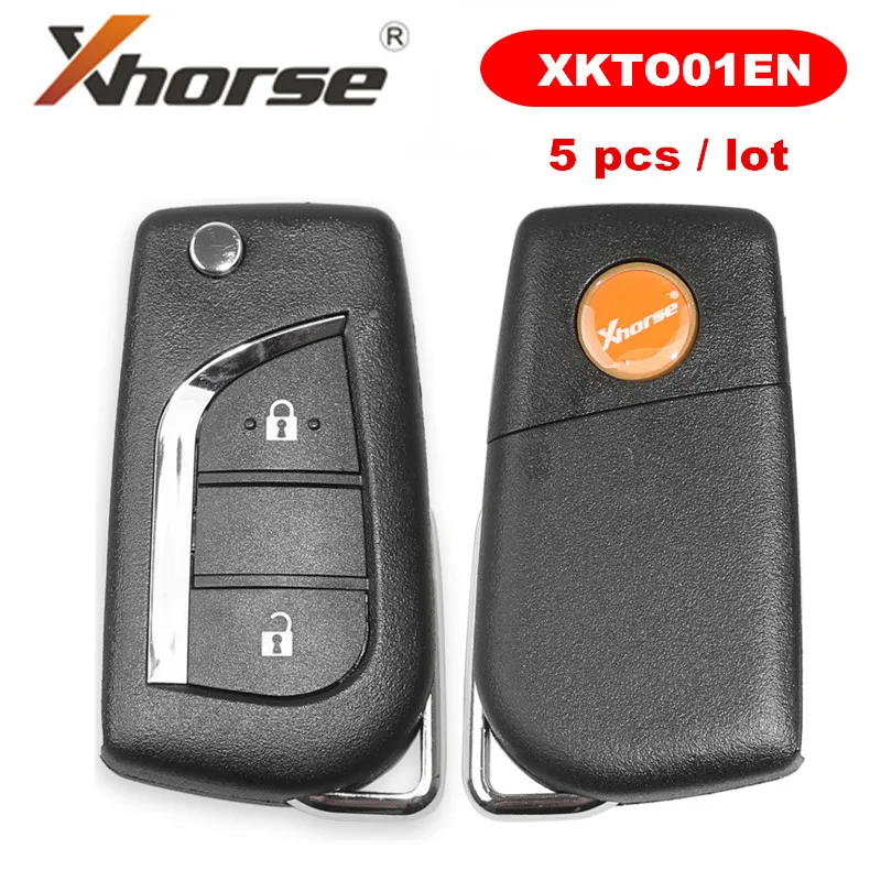 XHORSE XKTO01EN 2 кнопки для универсального дистанционного ключа Toyota VVDI Key Tool VVDI2