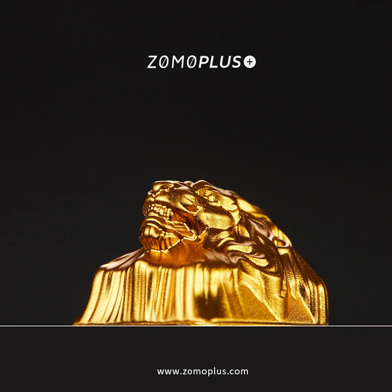 Zomo-teclado Mecânico sem Fio Taça de Alumínio 3d Lion King Espaço para Teclado - Imagem 3