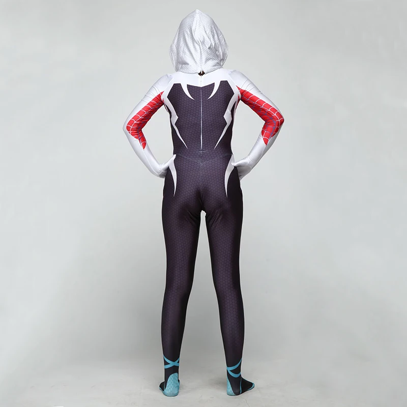 

Miles Morales Spiderman 3d Print Costume Halloween Costume Girls Bodysuit Spider Gwen Costume Onesies For Adults Jumpsuit Pajama