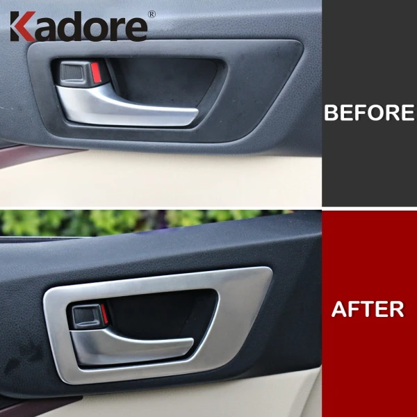 Матовая дверная ручка для Toyota Highlander 2015 2017 2018 2019|handle cover|cover handlechrome car styling |