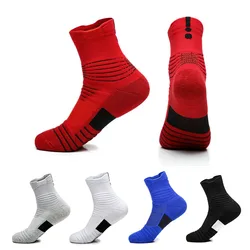 NewThree Pair Men Woman Sports Socks  Professional Basketball Running Towel Bottom Anti-Slip Sport Boat Outdoor Breathable