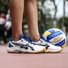 Новая Профессиональная Брендовая обувь для волейбола, обувь для тенниса, обувь для бадминтона, обувь для ракетного мяча, тренировочные кроссовки, спортивная обувь, размер 36-46