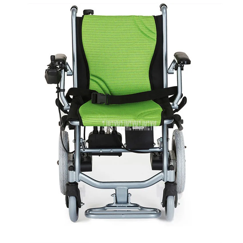 24V12AH легкая электрическая инвалидная коляска из алюминиевого сплава для пожилых людей с ограниченными возможностями складная инвалидная коляска 190 Вт* 2 мощность 7+ 12 дюймов D3-C колеса
