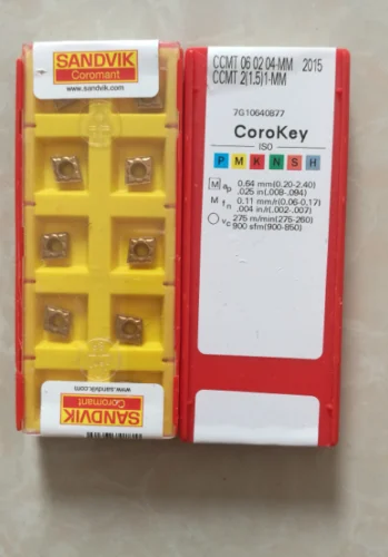 10 шт. вставки карбида CCMT060204-MM
