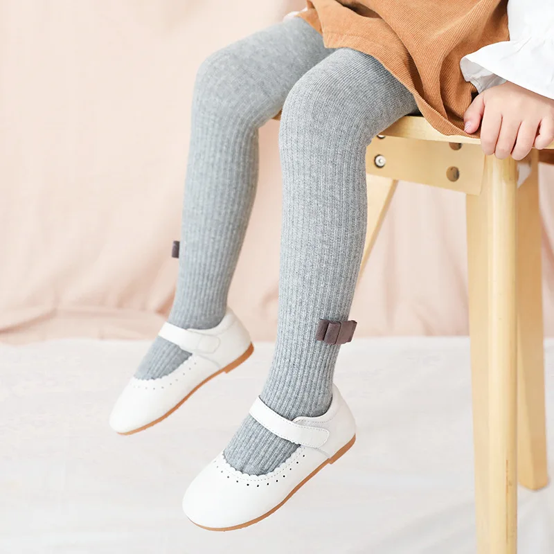 Autumn And Winter New Baby Bottoming Socks Bow Conjoined Socks Velvet Warmth One-piece Socks Fashion Baby Baby Socks