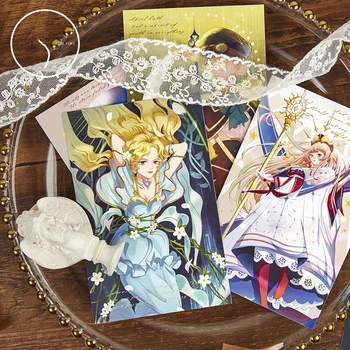 

30pcs Illustration of Mythical Characters Card Multi-use As Scrapbooking Party Invitation DIY Gift Card Message Card Postcard