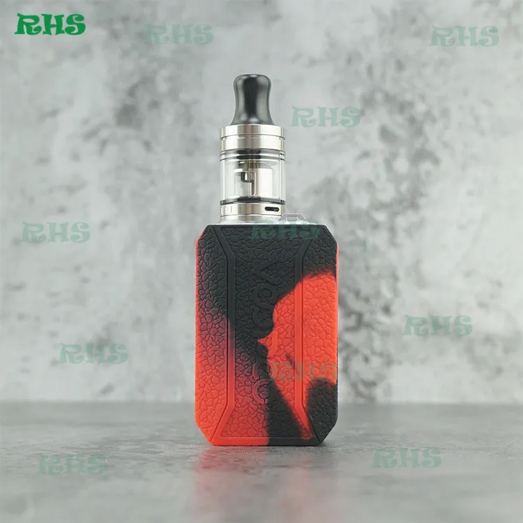 Hot!RHS Silicone Case Cover Sleeve for Voopoo Drag Baby 1500mAh classic 10 colors for choice free shipping