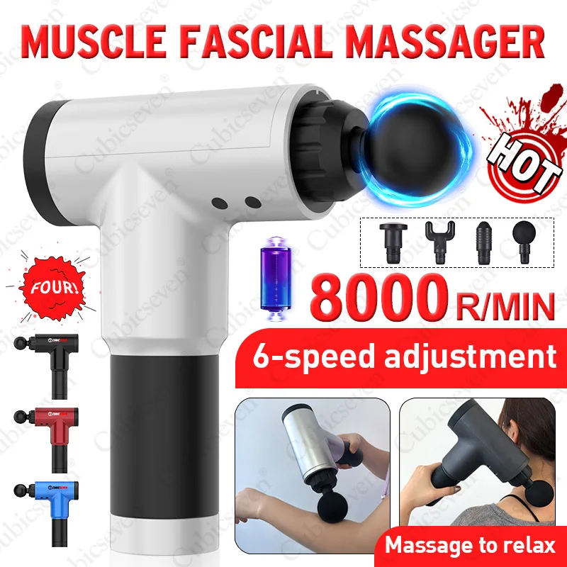 

Profession Massage Gun Fascia Gun Sport Therapy Muscle Massager Body Relaxation Pain Relief Slimming Shaping Massager for Home