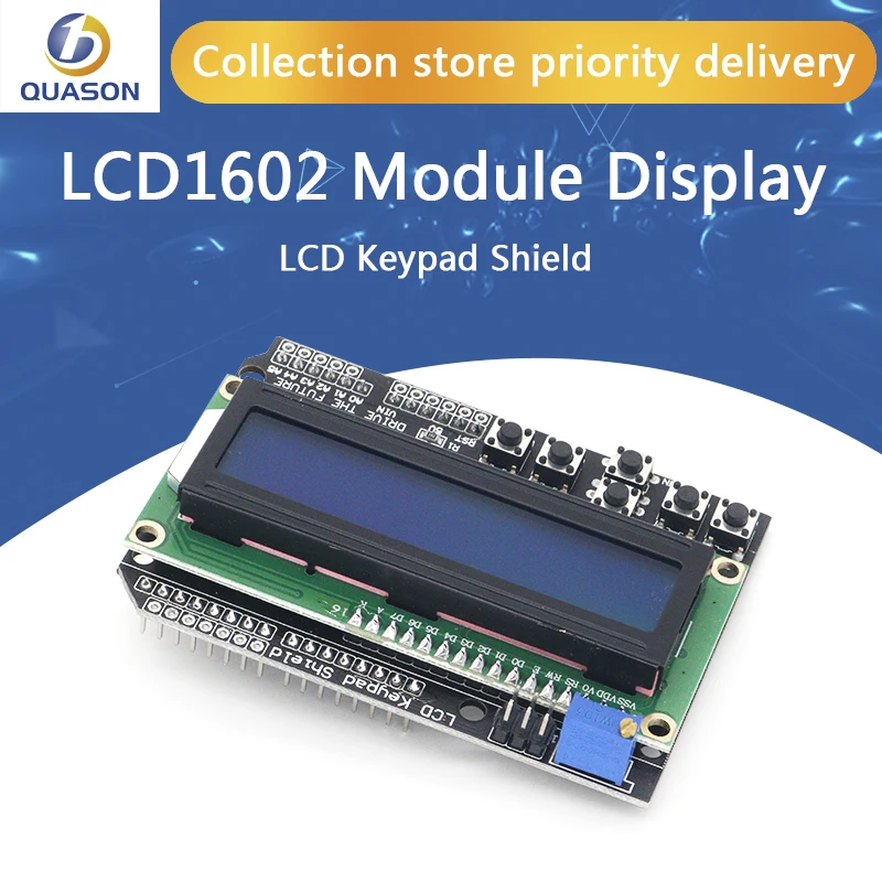 ЖК-экран с клавиатурой LCD1602 ЖК-дисплей 1602 модуль дисплея для Arduino ATMEGA328 ATMEGA2560 raspberry