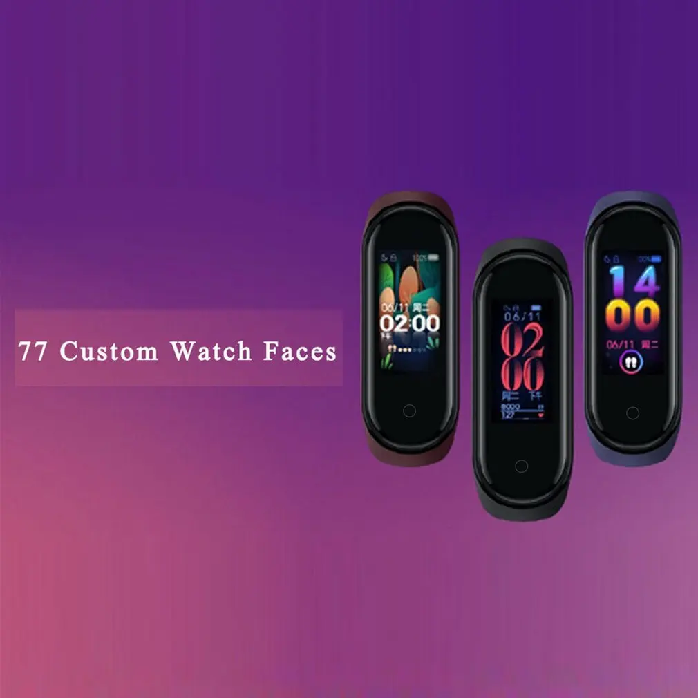 Xiaomi mi Band 4 смарт-браслет Bluetooth 5,0 музыка Смарт mi band 4 браслет сердечного ритма AMOLED цветной сенсорный экран