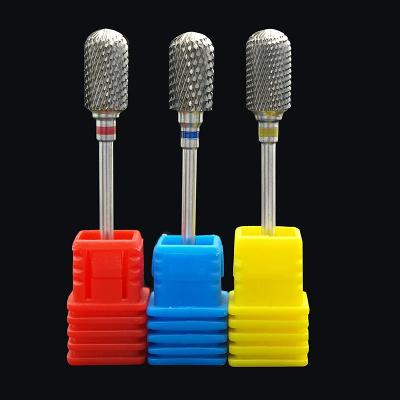 

EasyNail~3/32 '' Tungsten steel Nail Drill Bit nail file Carbide Nozzle Gel remover Nail Cleaner Millings Bit C0713