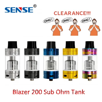

Clearence!! Electronic Cigarette Sense Blazer 200 Sub Ohm Tank Unique top filling design with 6ML Capacity atomizer