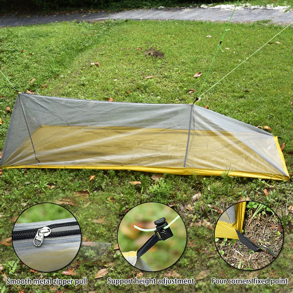 

Outdoor Single Net Gauze Tent, Camping Mosquito and Fishing Net, Breathable Inner Tent