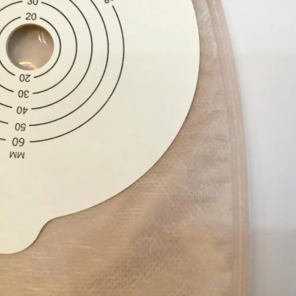 Newl~20pcs~One-piece Drainable Colostomy Bag with Steel Wire Closure,Portable&Odor-free Opaque Stoma Care Bags,Cut size 15-65mm
