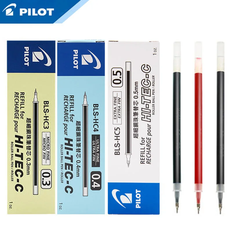 Pilot BLS-HC4 гелевая чернильная ручка Заправка для жениха шариковая BLLH-20C4 0 4 мм 3 цвета