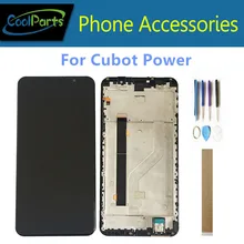 Оригинальное качество 5,9" для Cubot power ЖК-дисплей с сенсорным экраном, сенсором, дигитайзером, в сборе, черный, синий цвет, с инструментами, лента