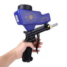 Портативный гравитационный Пескоструйный пистолет регулируемый пластиковый Алюминиевый распылитель полировка пневматическая пескоструйная обработка ржавчины инструмент