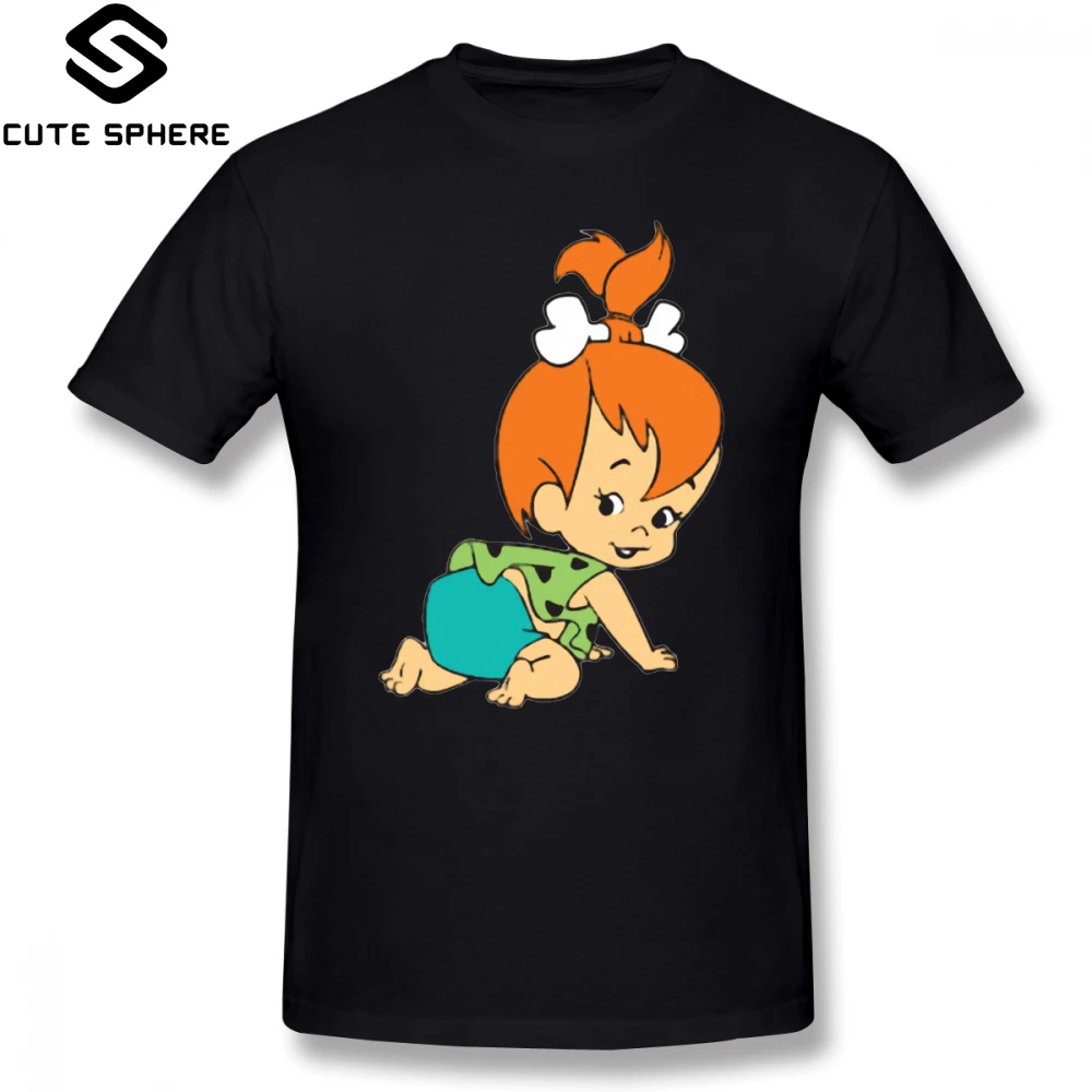 Flintstones футболка галька Футболка мужская с коротким рукавом Классическая 4xl