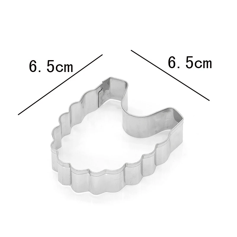 Детская одежда для бутылок нагрудник форма печенья резак из нержавеющей стали