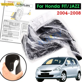 

Set Molded Mud Flaps For Honda Fit Jazz Hatchback 2004 2005 2006 2007 2008 Mudflaps Splash Guards Front Rear Mud Flap Mudguards