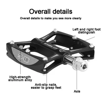 

1 Pair of Bicycle Pedals Bearings Anti-slip Ultralight Bike Aluminum alloy Pedal Sealed MTB Mountain Bicycle Accessories.
