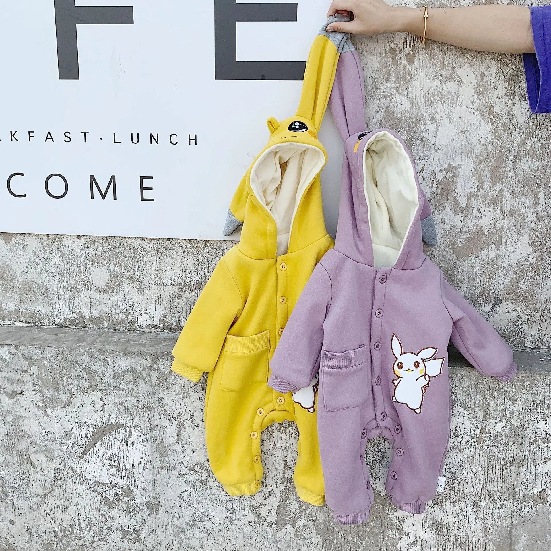 New Winter Autumn Children Clothes Baby Rompers Cute Cartoon Print Infant Girl Boy Jumpers Kids Grils Baby Outfits Clothes