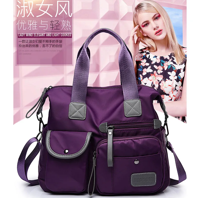 Free Shipping Large Capacity Women Bag Nylon Messenger Bag Designer Shoulder Crossbody Bag Women Handbag