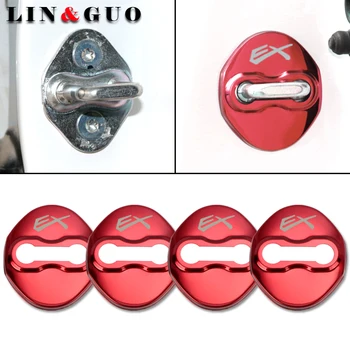 

4pcs/lot Car Door Lock Covers Car Styling Case For Mitsubishi 1200 Ex Lancer 10 Emblems