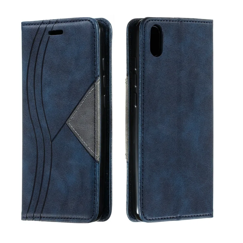 Роскошный кожаный чехол книжка на магните для Xiaomi Redmi 7A бумажник телефона 7 8 8A Note