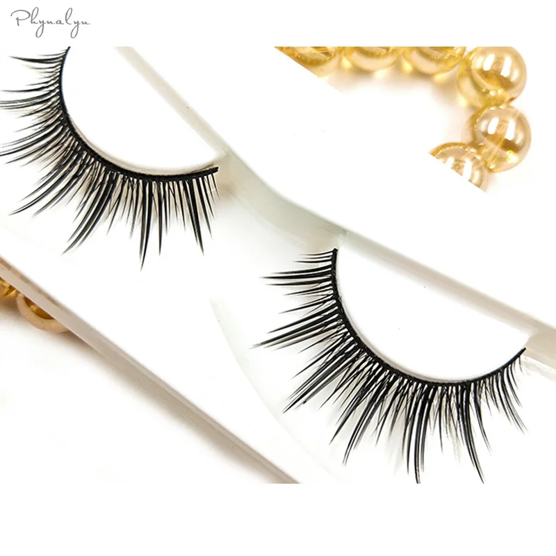 

False Eyelashes Extension Handmade Reusable Natural Eyelashes Daily Makeup Tools 1 Pair 3D Eye Lashes
