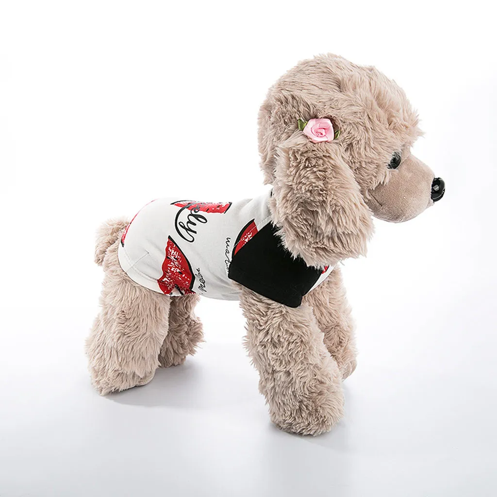 Ocardian Pet Tshirt Watermelon letters Prints Comfort summer Breathable pet Dogs Clothing tshirt shirt dog clothes drop ship new | Дом и сад