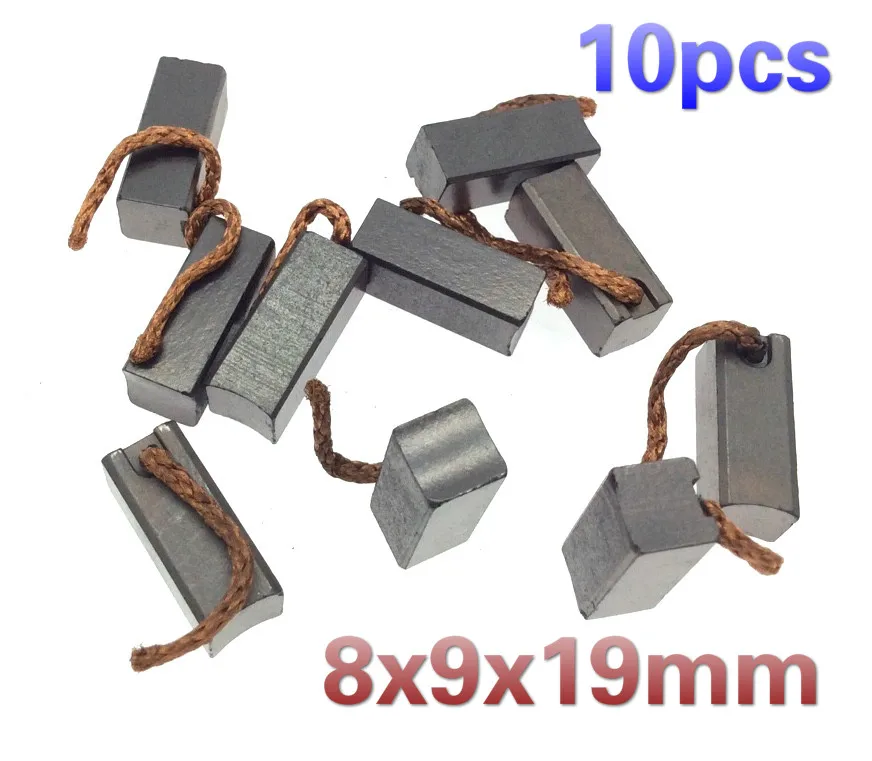 Автомобильный обогреватель 8x9x19mm щетка углеродная карбоновые щетки 10 шт |