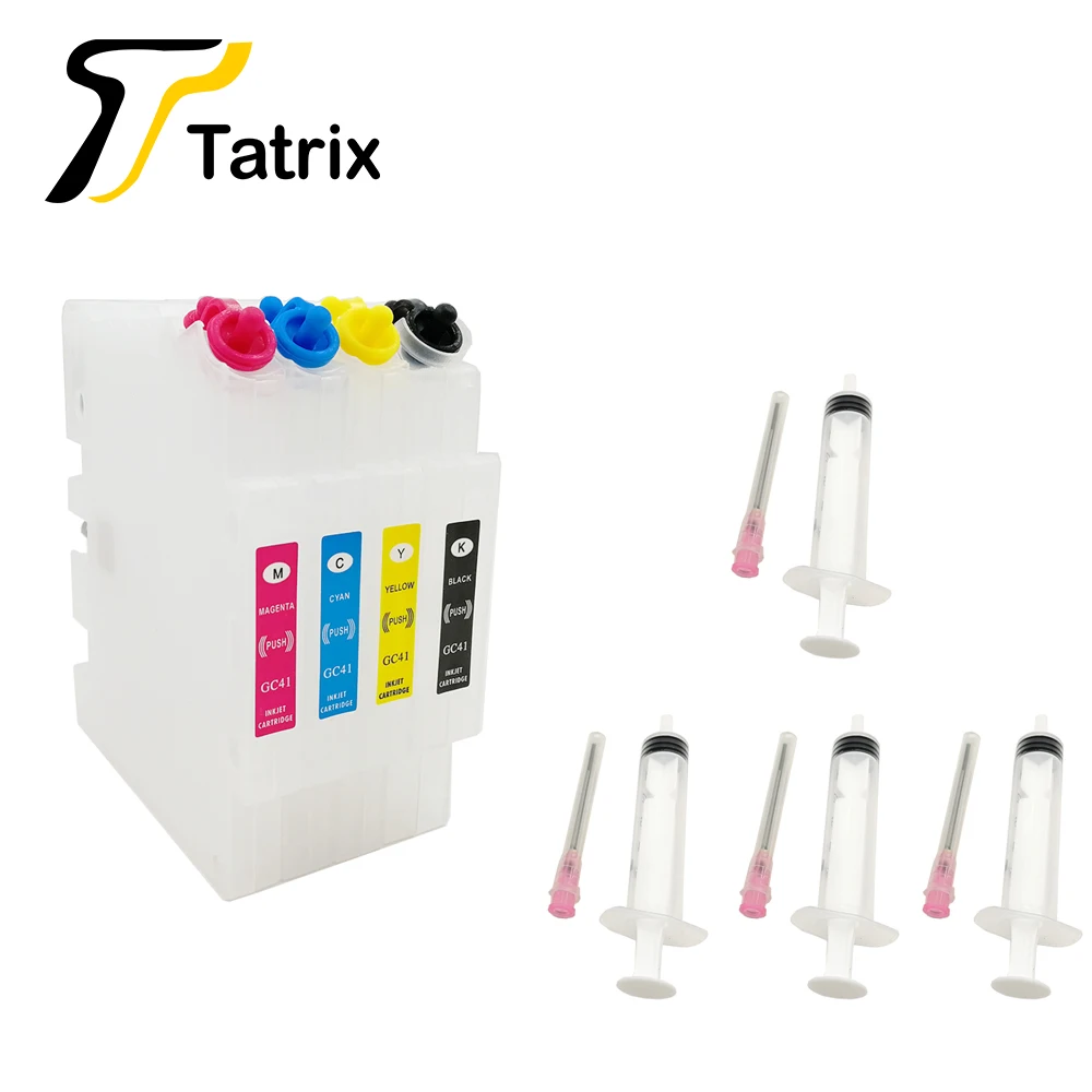 

Tatrix GC41 Refillable Cartridge + Ricoh Sublimation . For Ricoh SG2100 SG2010L SG3120 SG3100 SG3110DN SG3110DNW SG7100 Printer