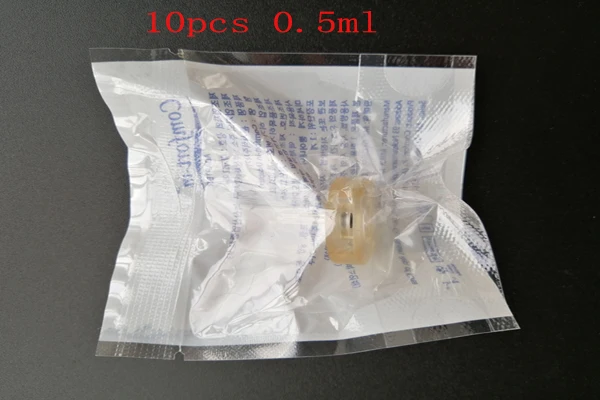 10pcs 0.5ml syringe Стабилизатор давления мезо injuction пистолет гиалуроновая ручка Verstuiver Мезотерапия пистолет thesera ручка подъема лица губ гиалуронзуур ручка - Номер модели: 10pcs 0.5ml syringe