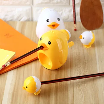 

Chick Shape Hand Mechanical Pencil Sharpeners Cute Kawaii School Student supplies Office Pen Sharpener Tool Stationery Gifts