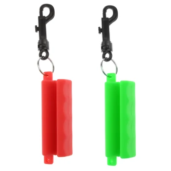 

2pcs Silica Gel Archery Arrow Puller Gripper Remover With Clip Green + Red